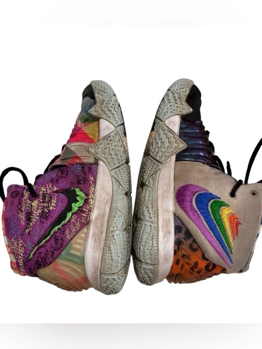 NIKE Kybrid 6Y PS Pineapple SpongeBob KYRIE IRVING Sneakers Youth Size 6